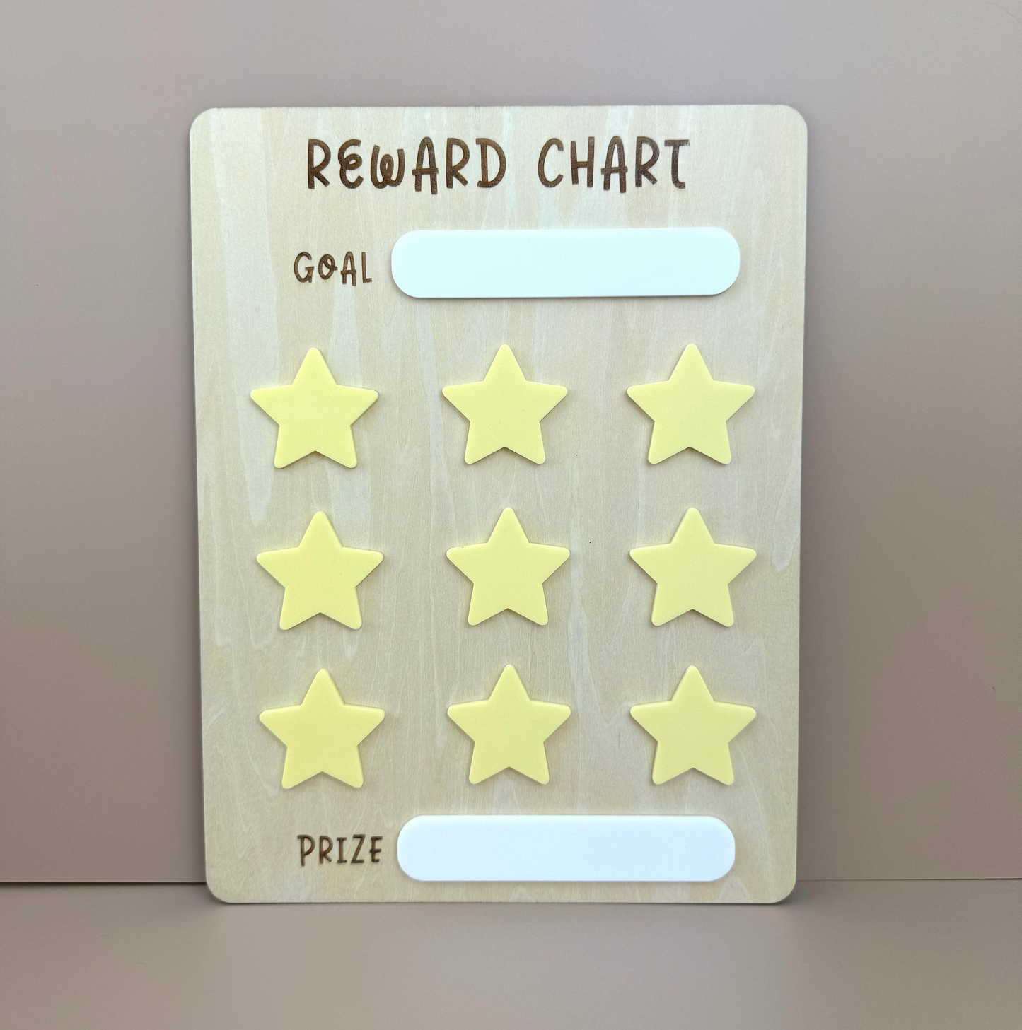 Reward Chart - Reusable Star Chart