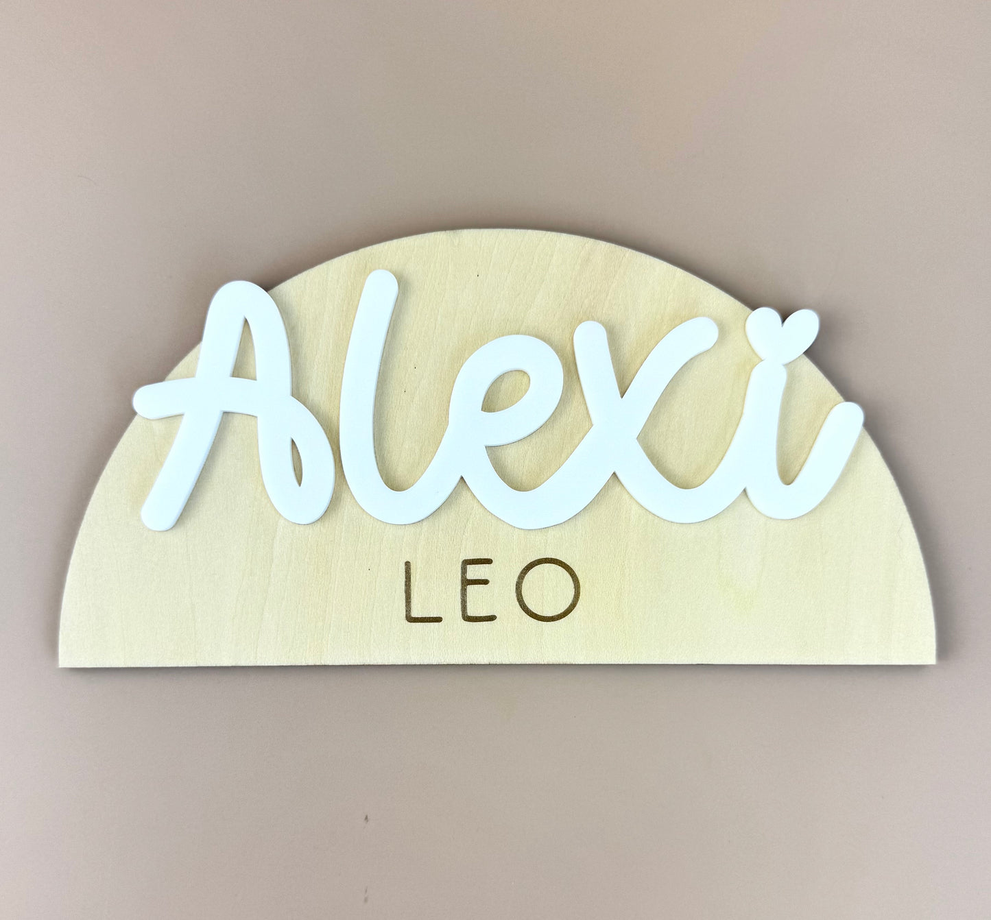 Arch Custom Name Door Sign
