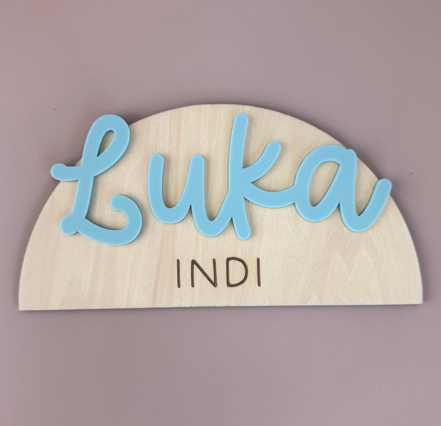 Arch Custom Name Door Sign
