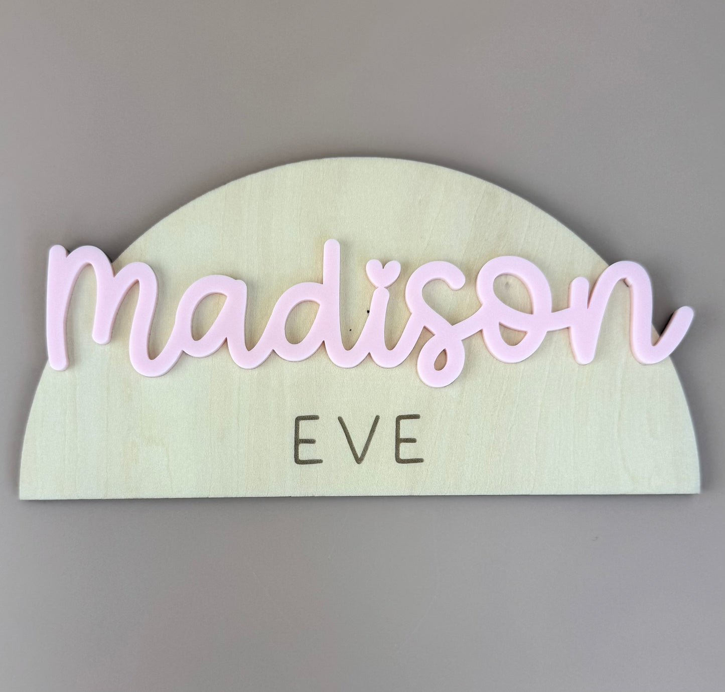 Arch Custom Name Door Sign