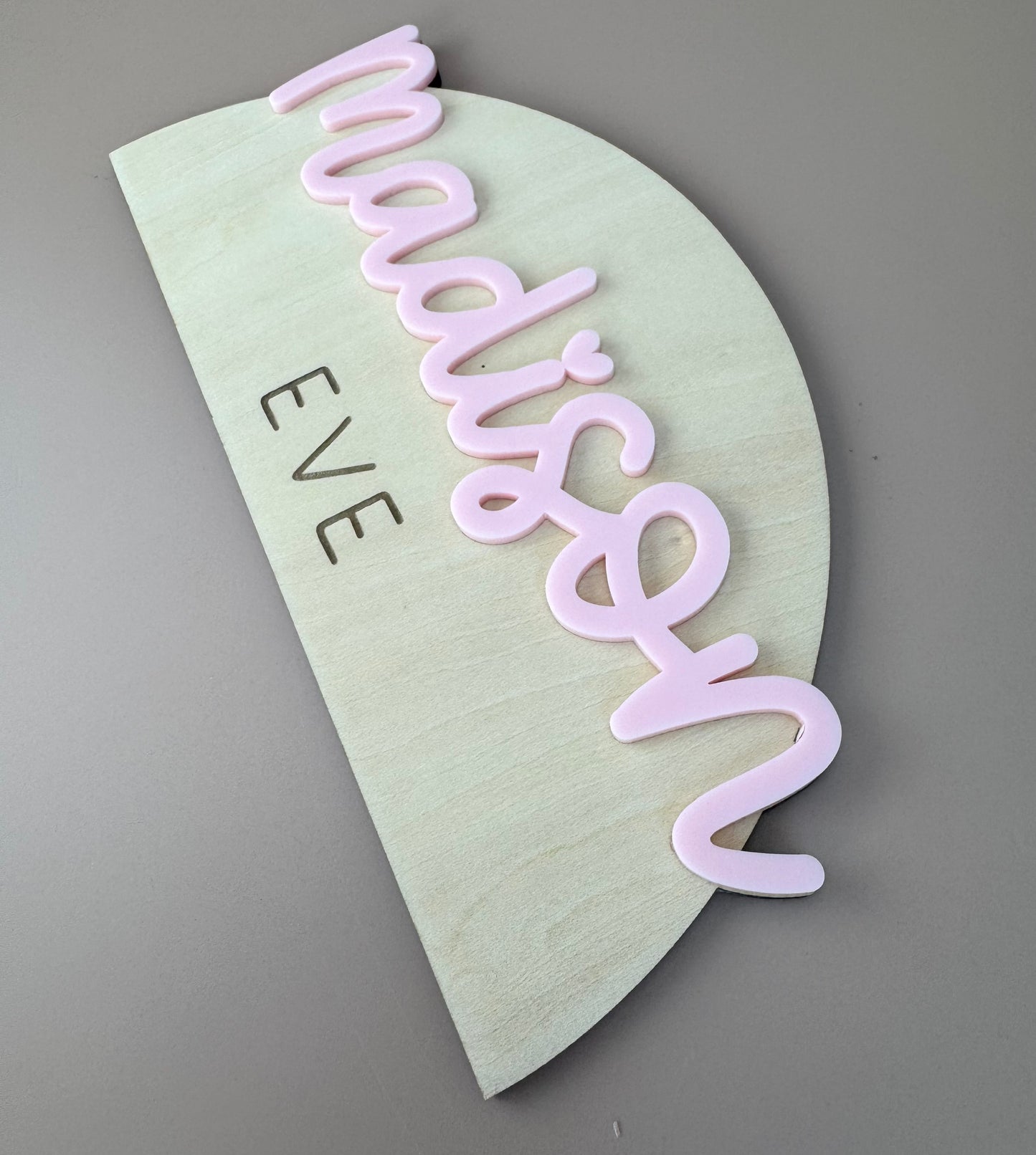 Arch Custom Name Door Sign