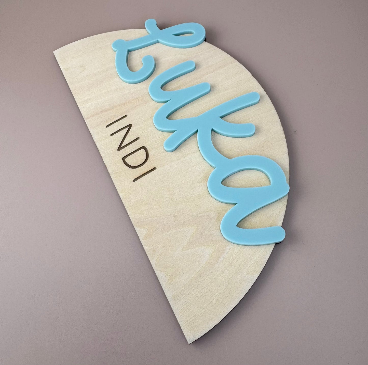 Arch Custom Name Door Sign