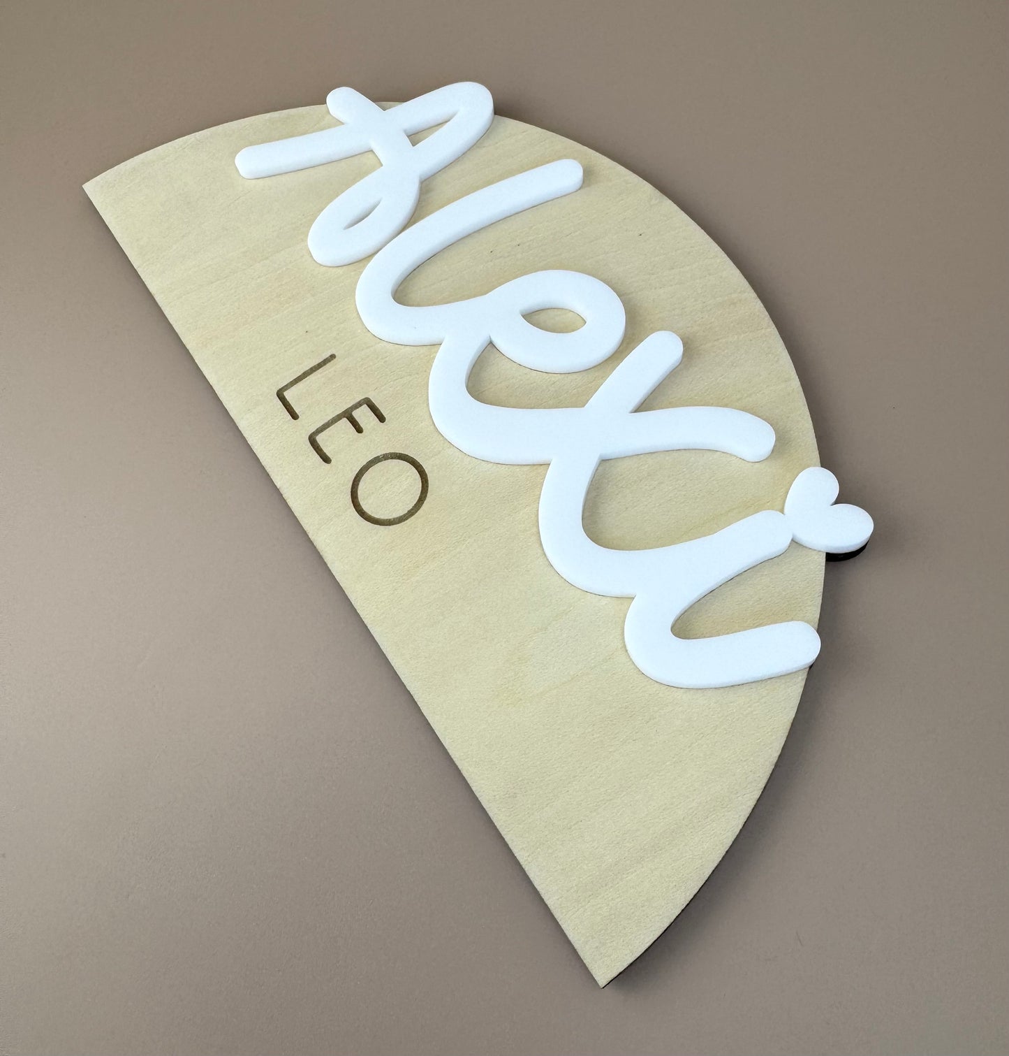Arch Custom Name Door Sign