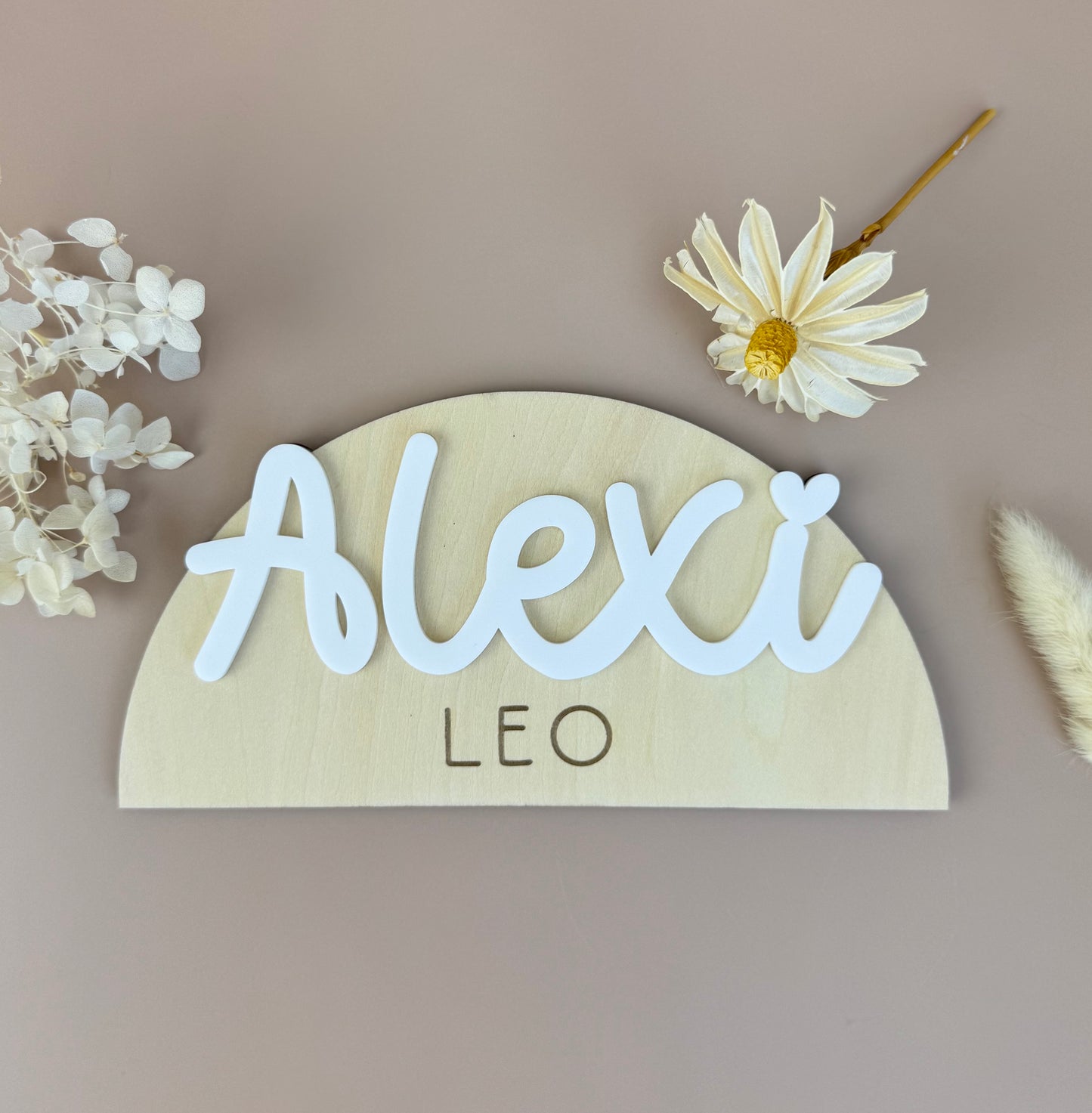 Arch Custom Name Door Sign
