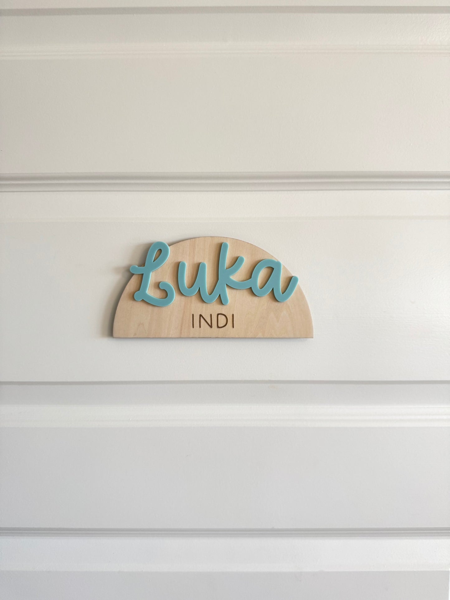 Arch Custom Name Door Sign