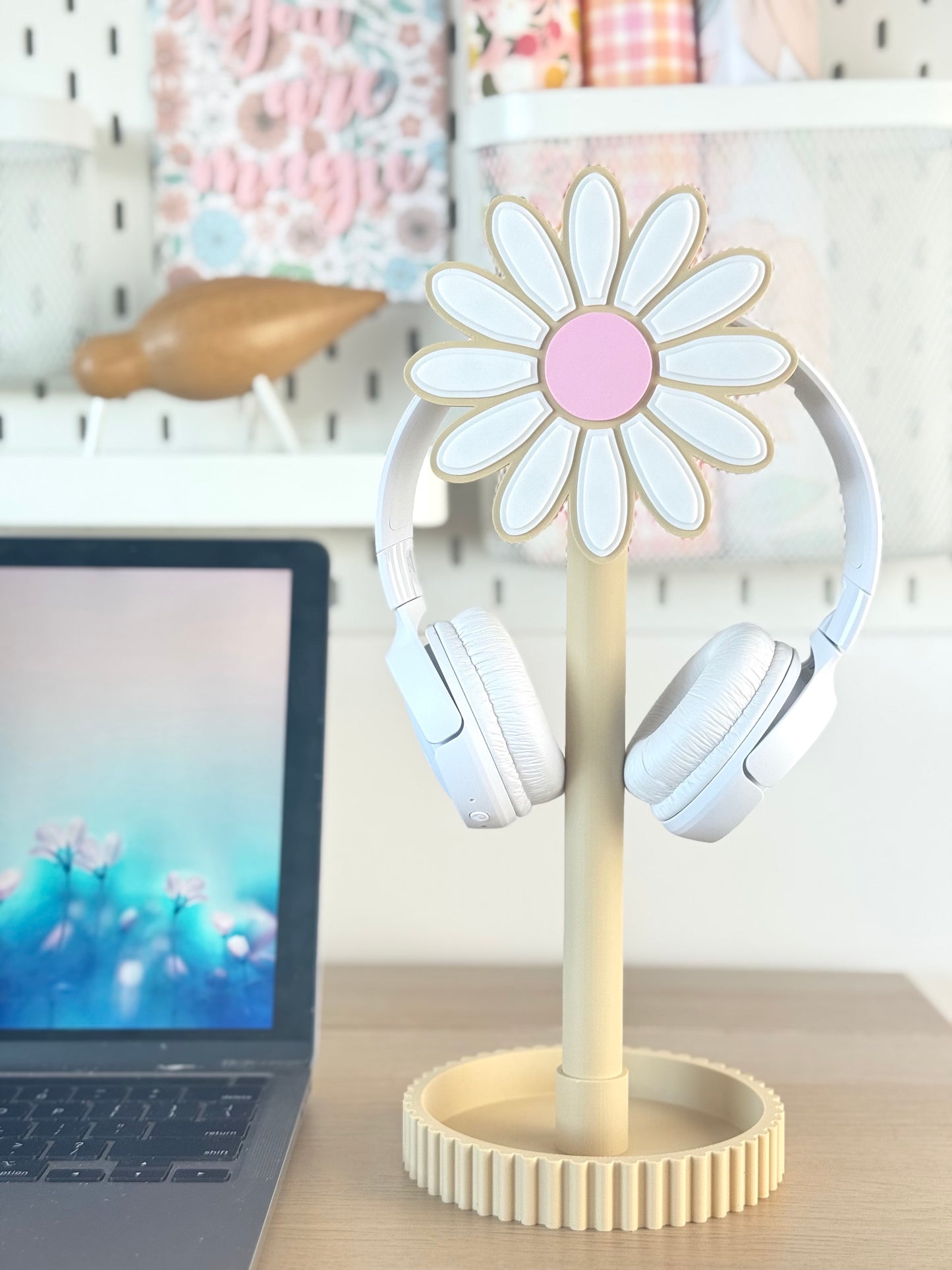 Headphone Stand Organiser - Flower