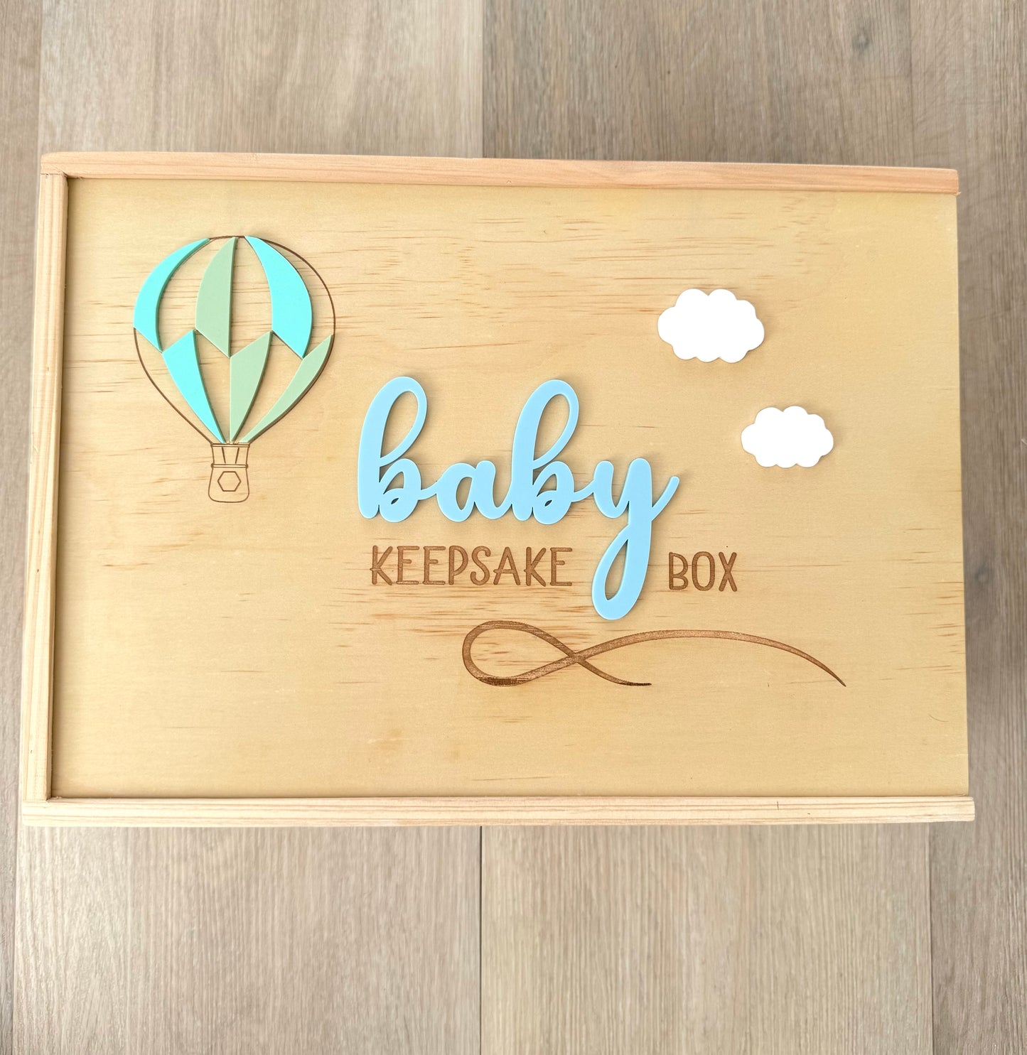 Baby Keepsake Box - Hot Air Balloon