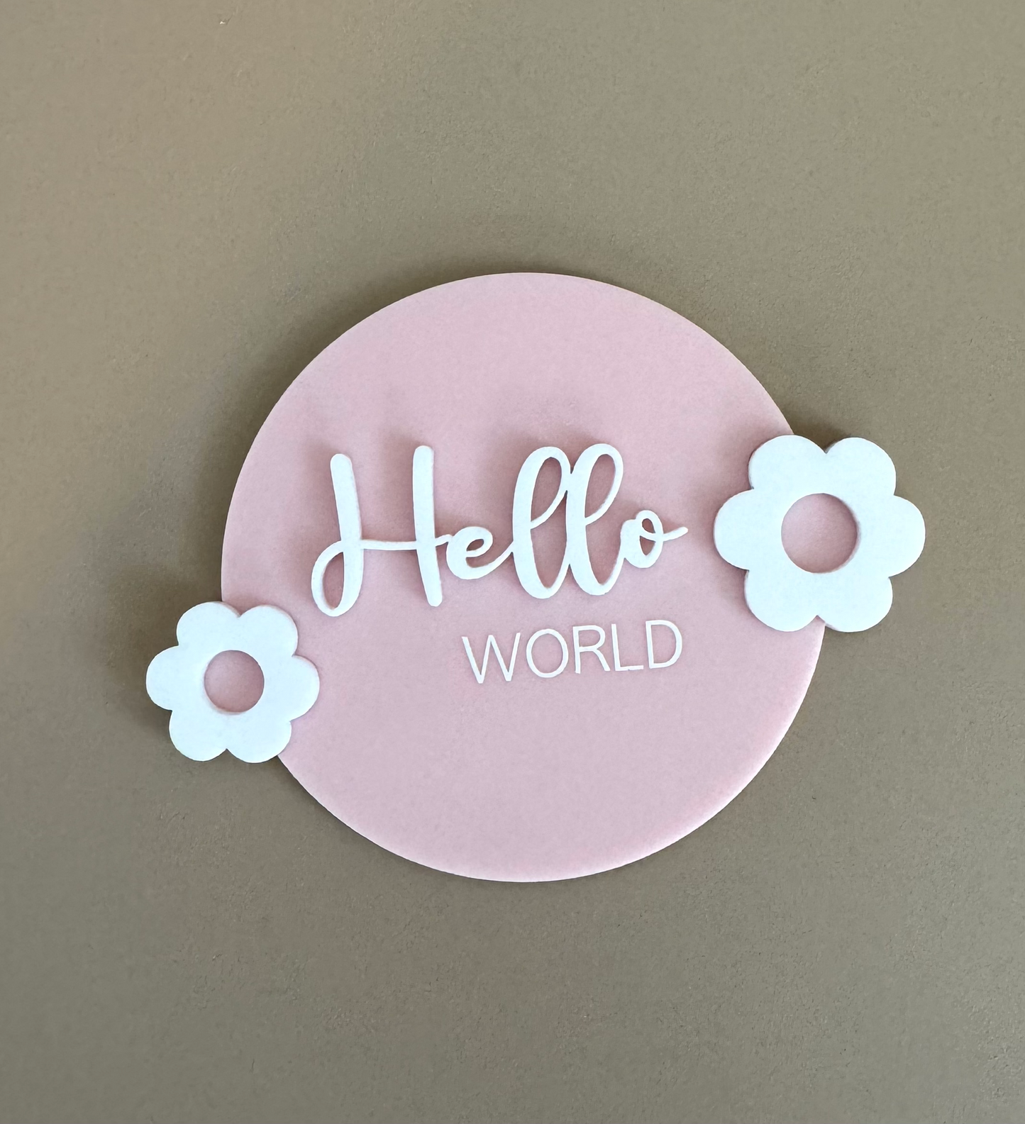 Flower Pink Milestone Disc Set