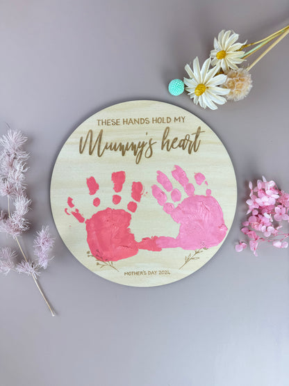 Mother's Day Handprint Plaque