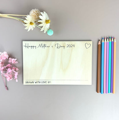 Mother's Day Drawing Plaque