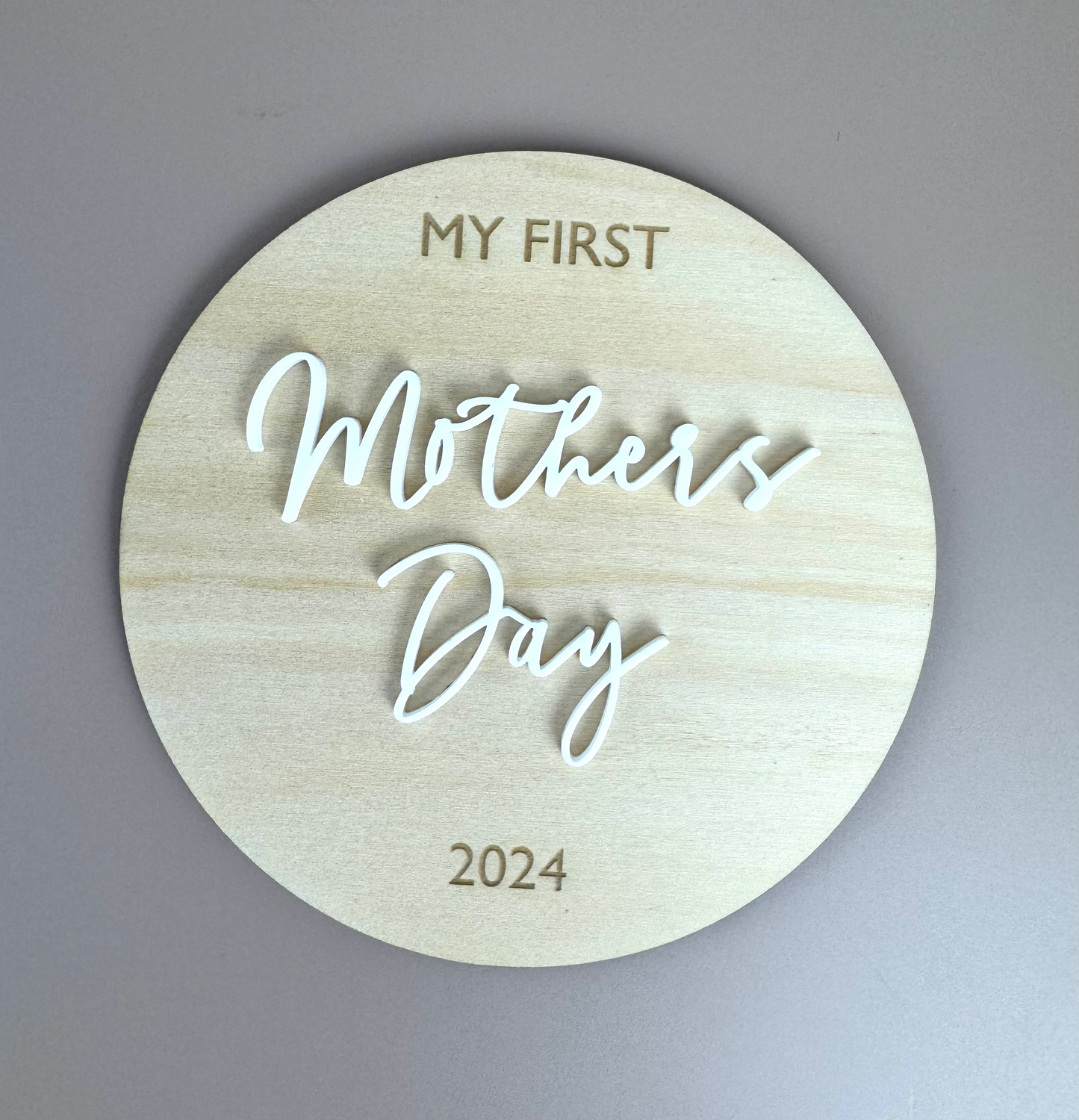 My first Mother's Day 2024 Plaque