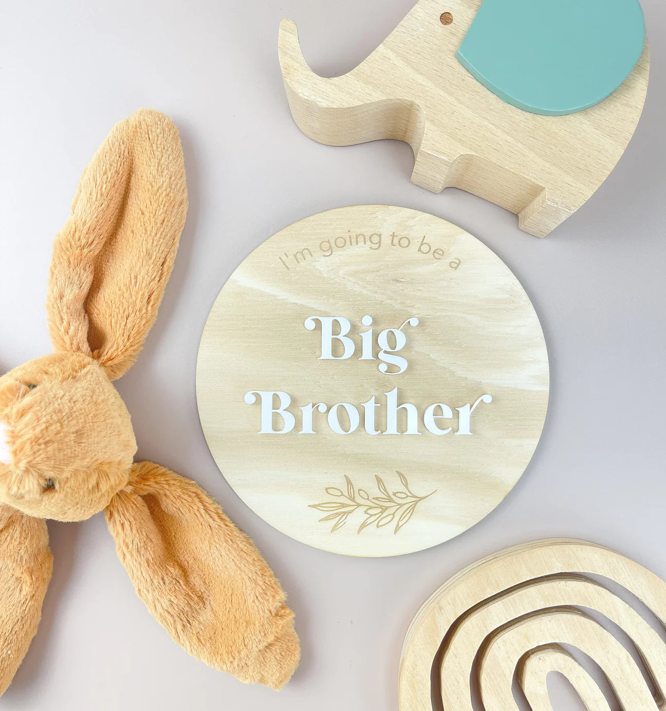 I'm going to be a big brother - white acrylic -Pregnancy Announcement Plaque