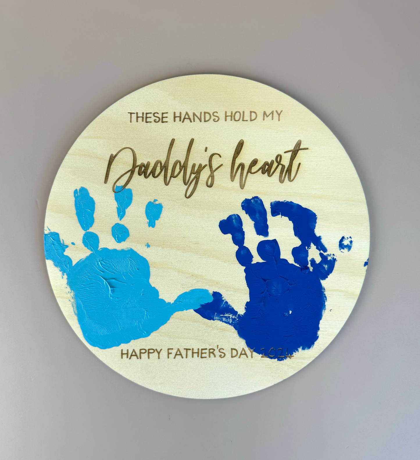 Father's Day Handprint Plaque 2024