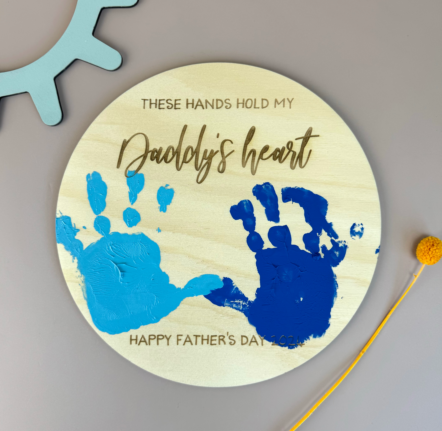 Father's Day Handprint Plaque 2024