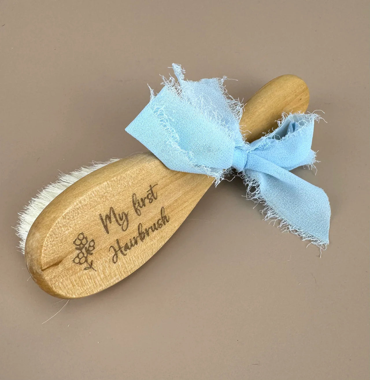 My First Hairbrush - Wooden Baby Brush