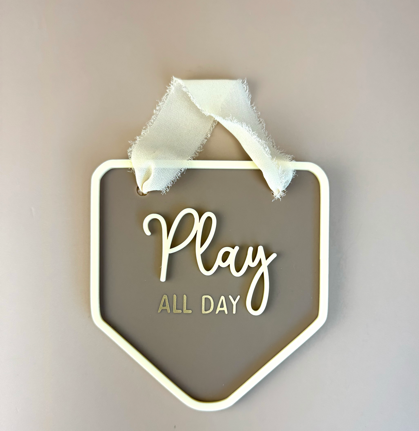 Decor Wall Banner - Play all day