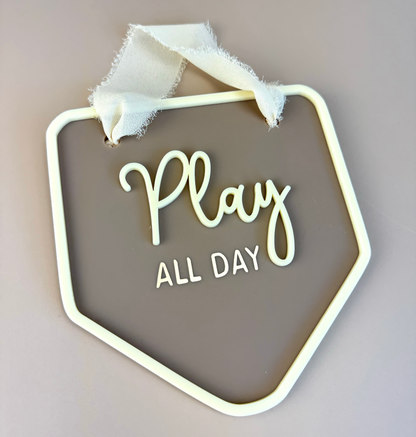 Decor Wall Banner - Play all day