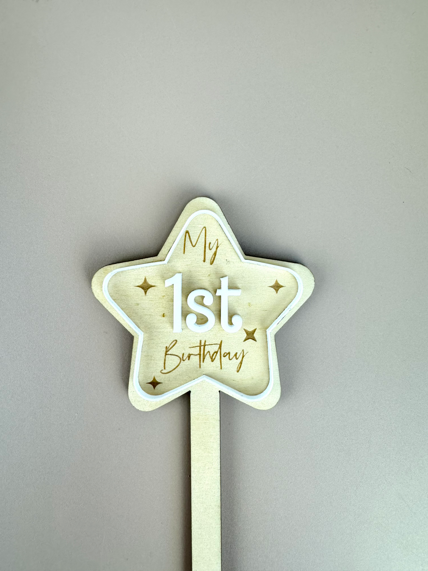 My 1st Birthday Star Wand