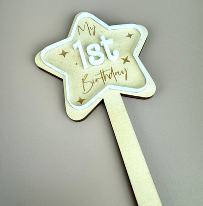 My 1st Birthday Star Wand