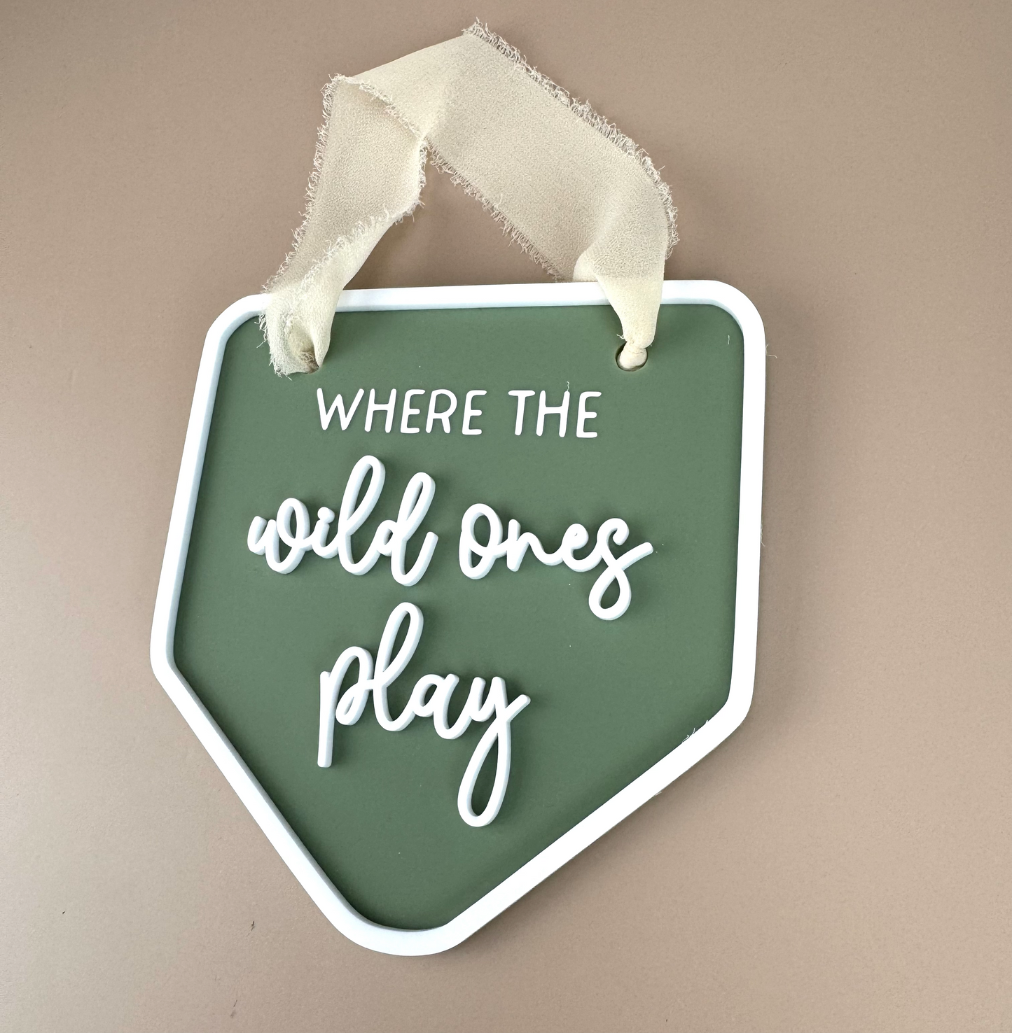 Decor Wall Banner - Where the wild ones play