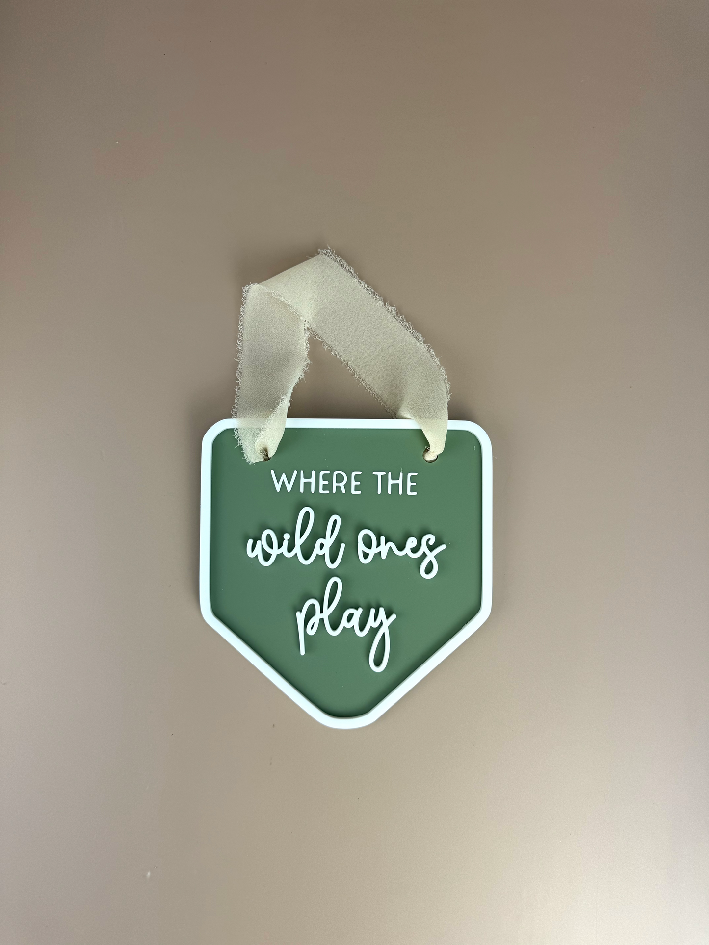 Decor Wall Banner - Where the wild ones play