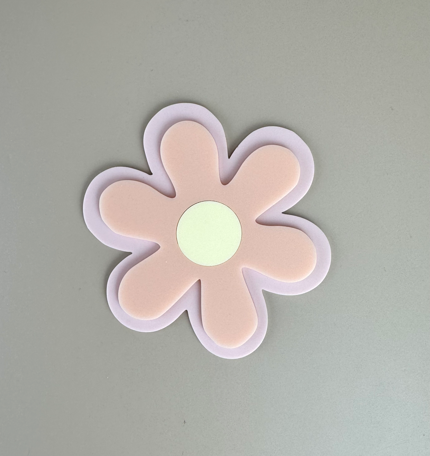 Acrylic Decor Shapes - Pink Daisy