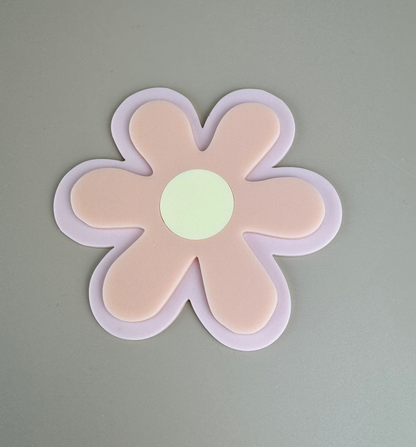 Acrylic Decor Shapes - Pink Daisy