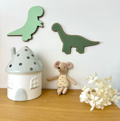 Acrylic Decor Shapes - Dino Duo