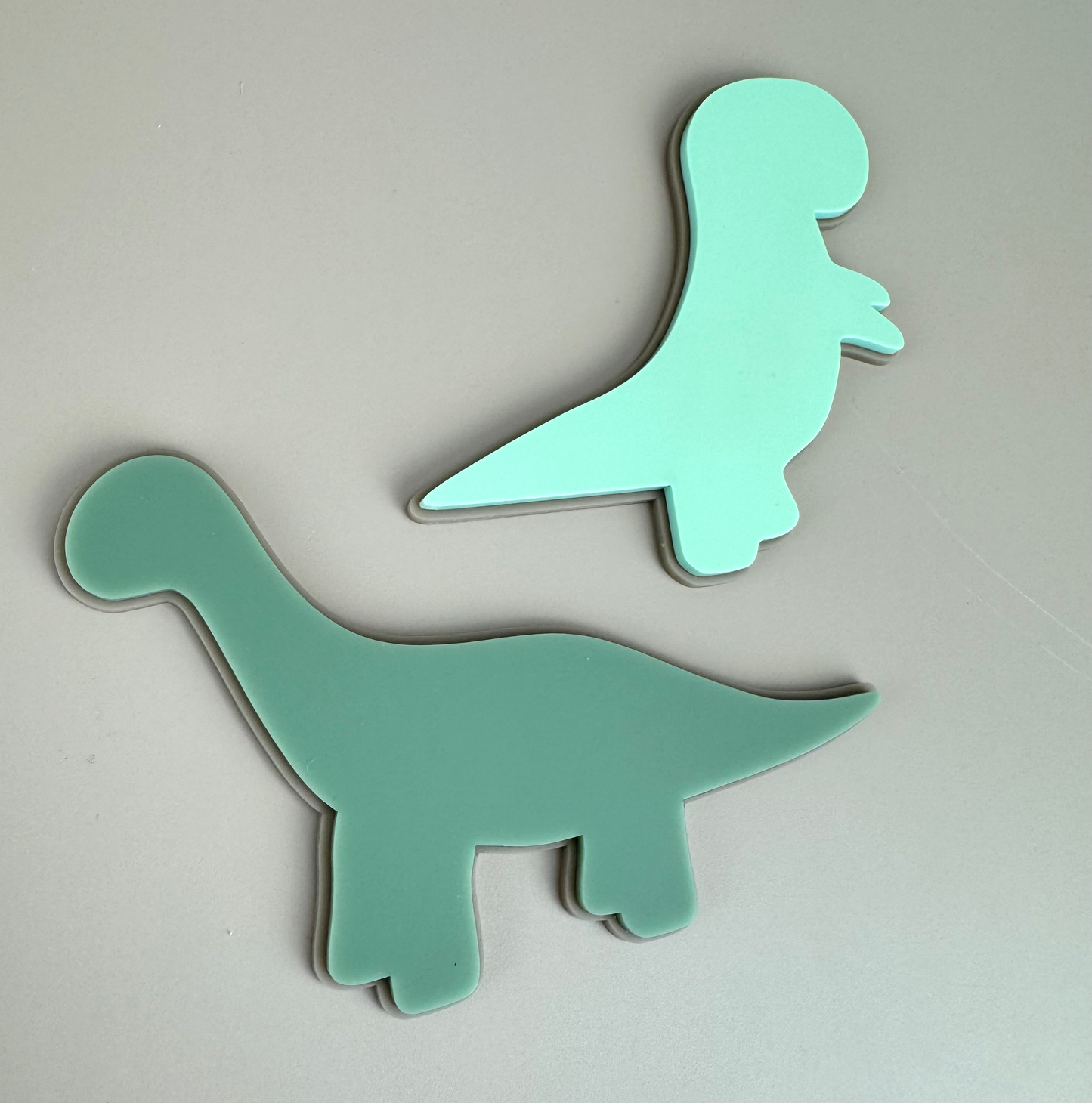 Acrylic Decor Shapes - Dino Duo