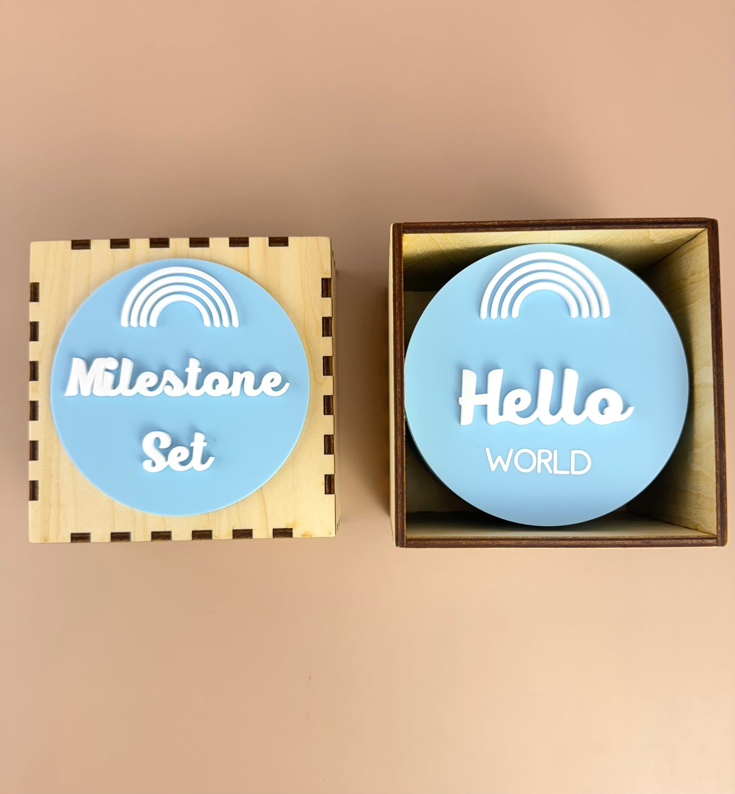 Blue Rainbow Milestone Disc Set