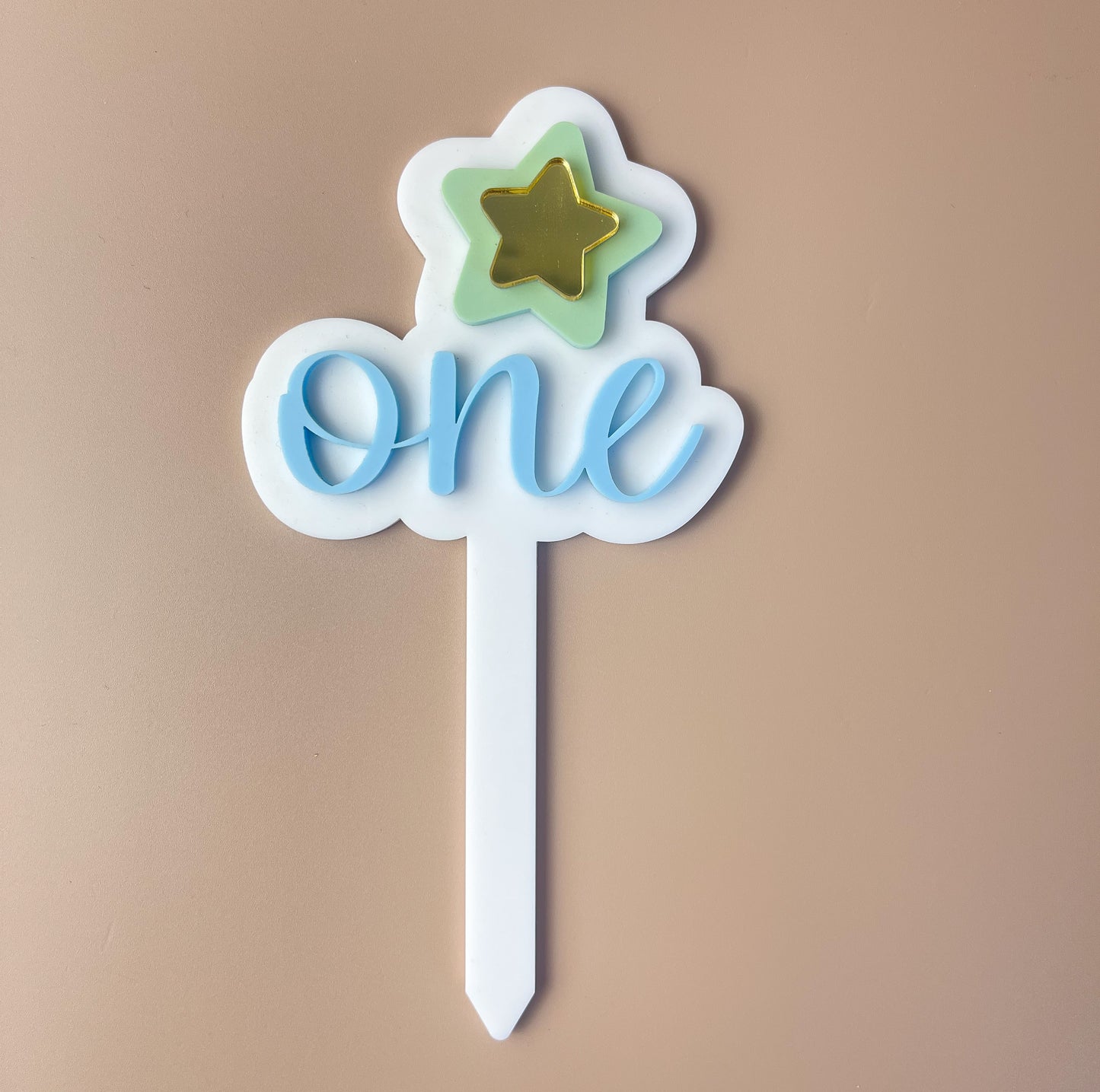 Cake Topper - One - Star