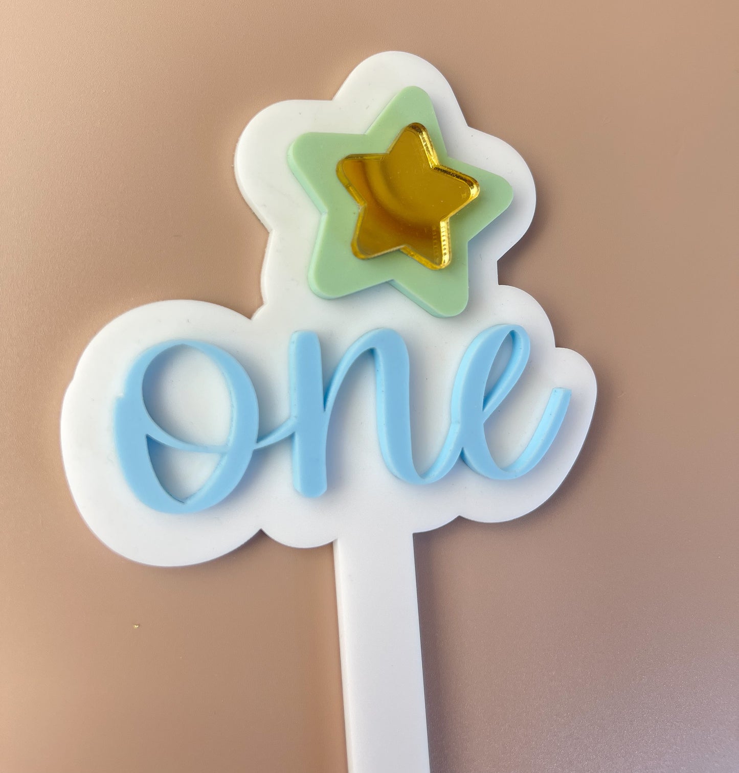 Cake Topper - One - Star