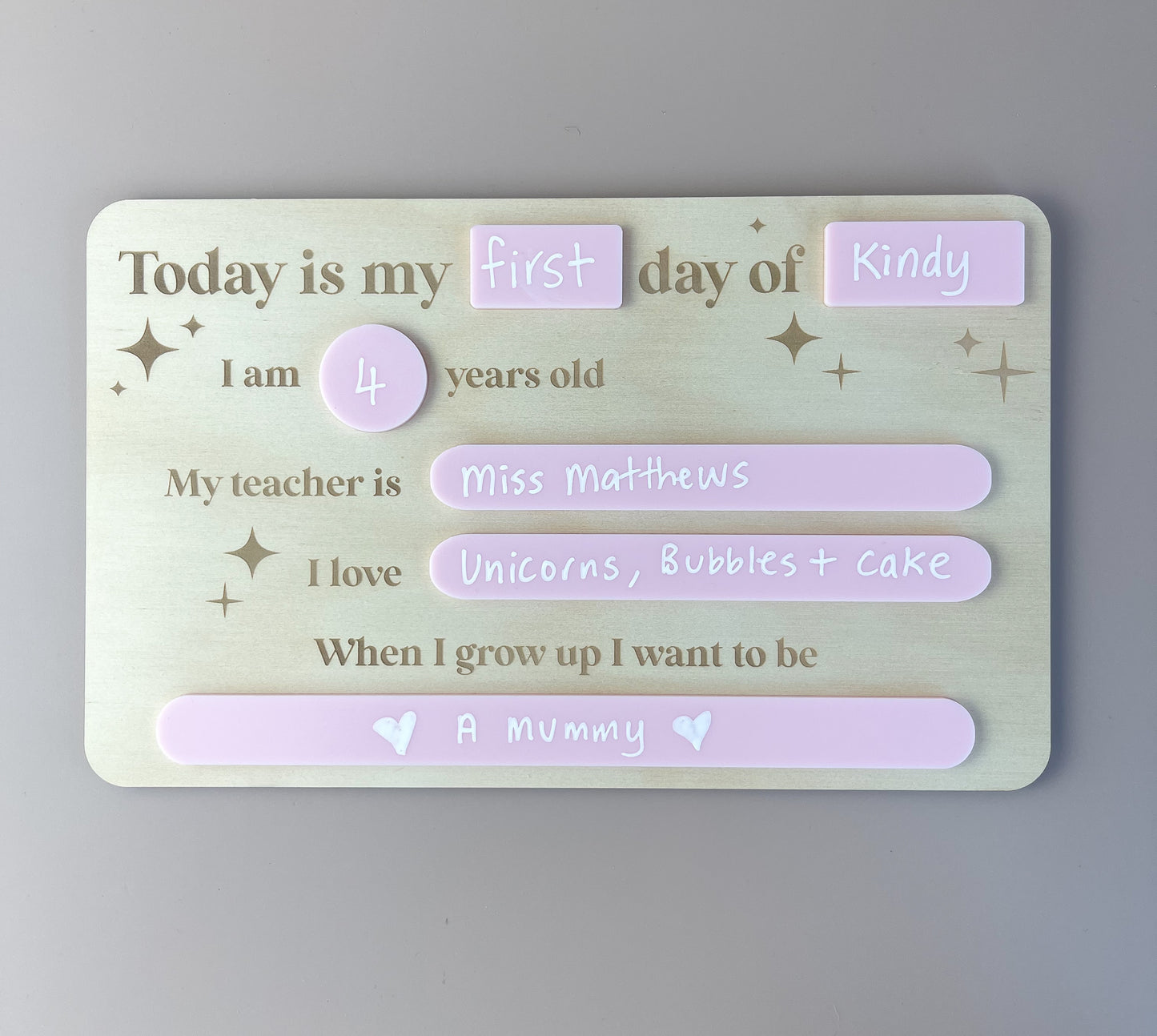 School Board - Pink - Today is my...