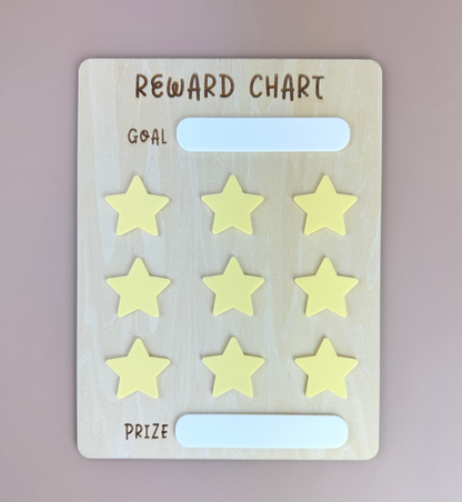 Reward Chart - Reusable Star Chart