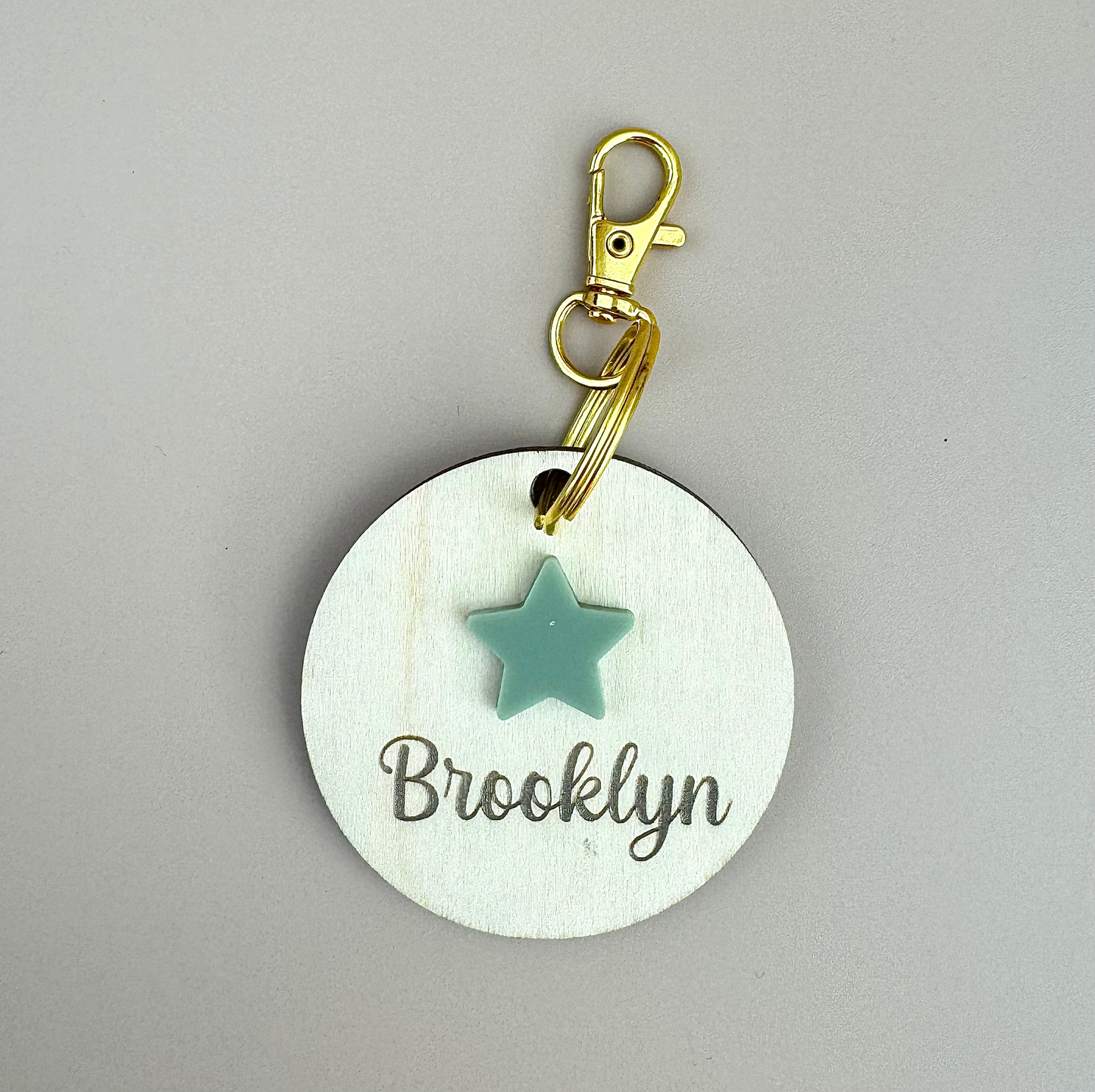 Personalised Name Bag Tag - Star