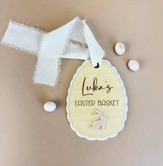 Custom Easter Basket Name Tag