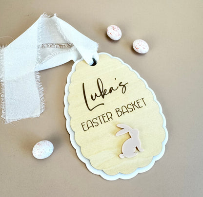 Custom Easter Basket Name Tag