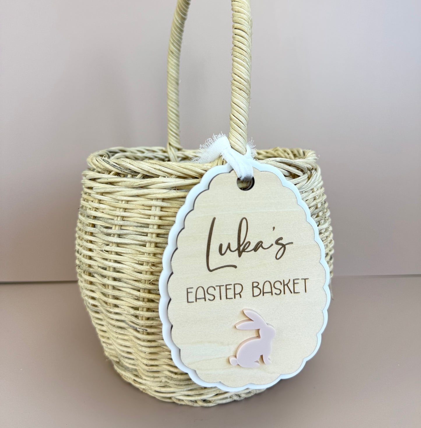 Custom Easter Basket Name Tag