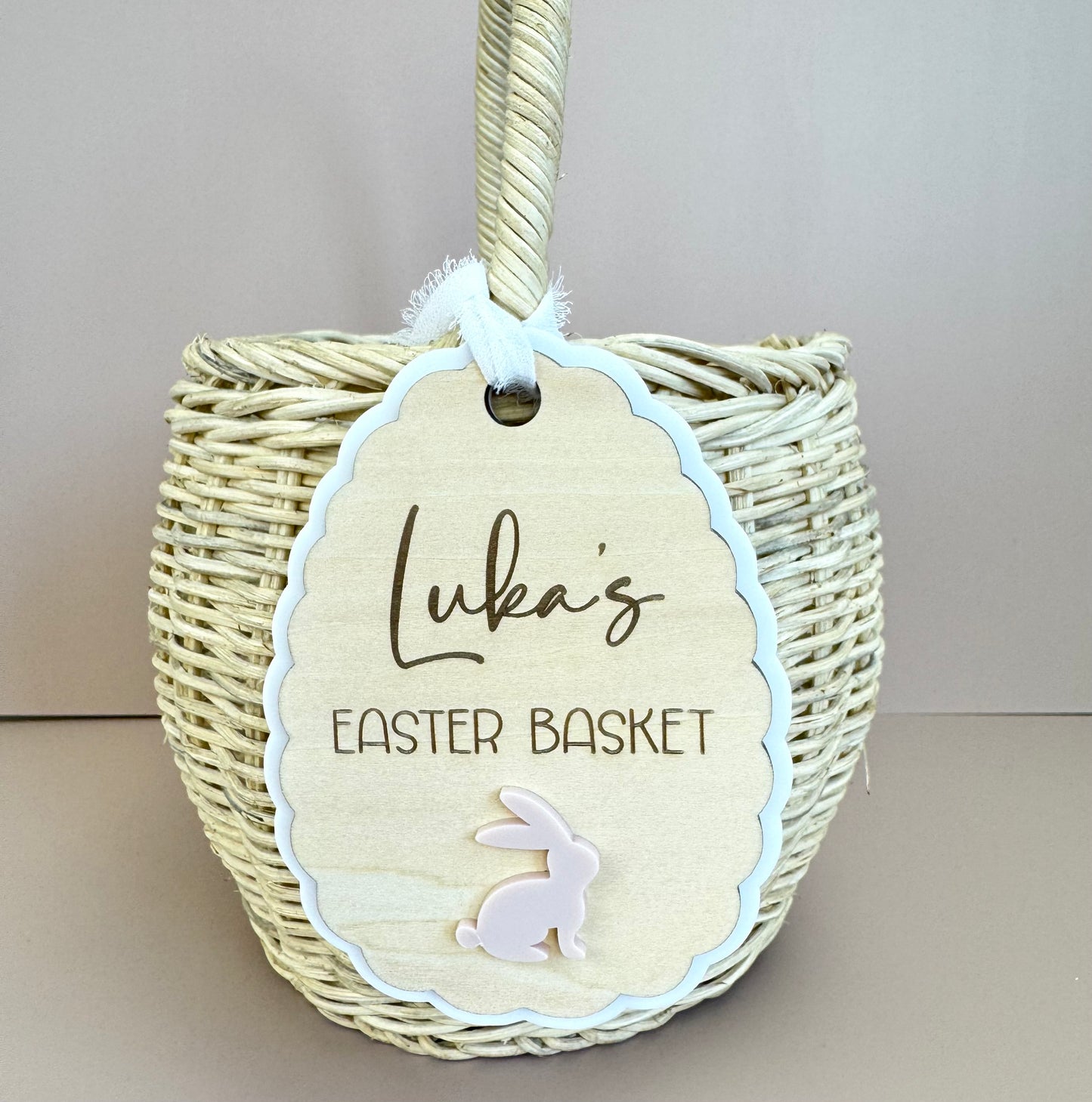 Custom Easter Basket Name Tag