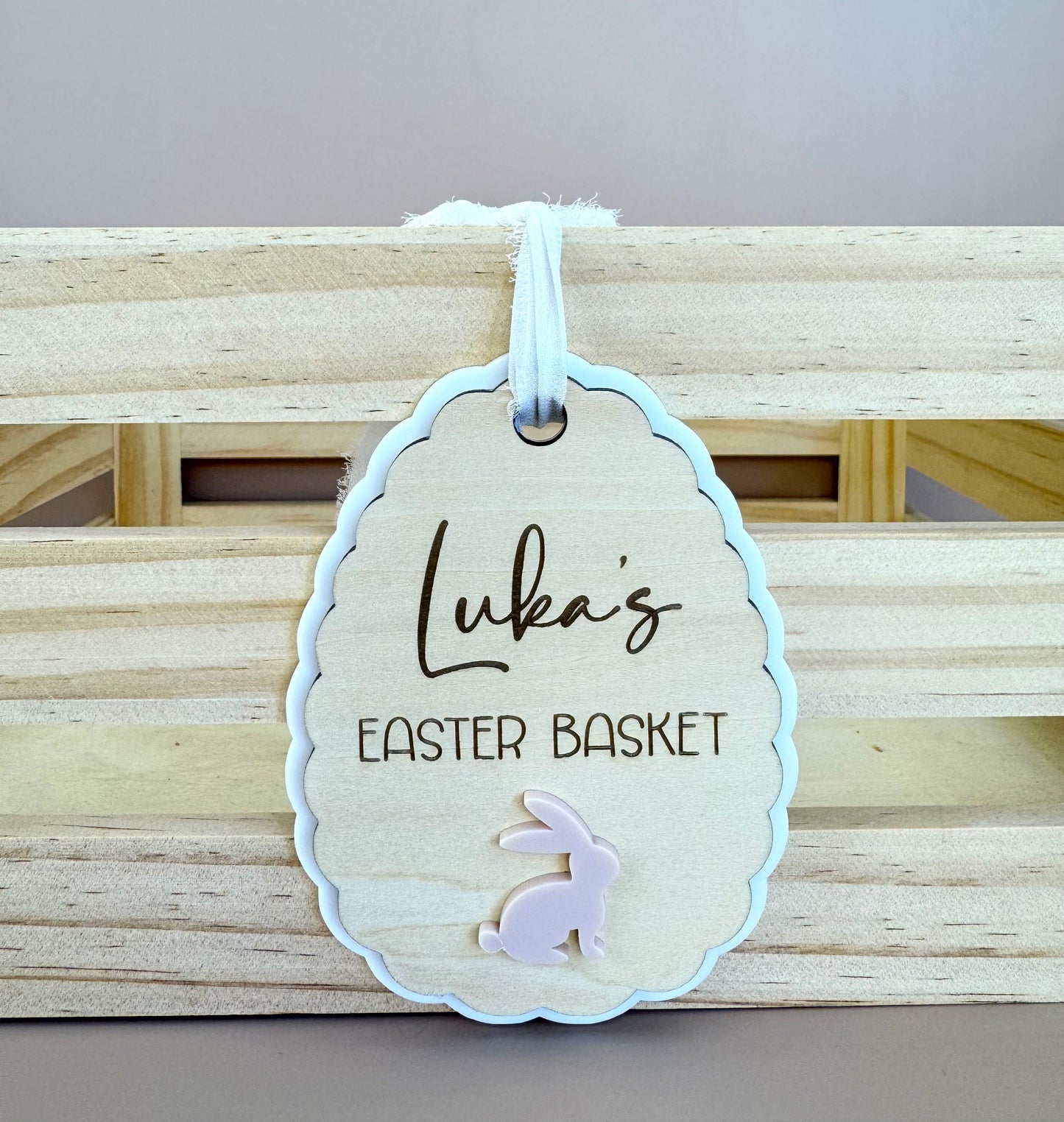 Custom Easter Basket Name Tag