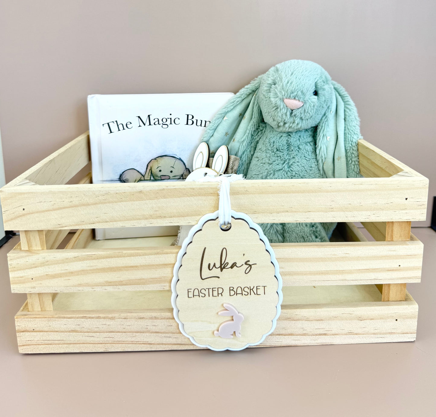 Custom Easter Basket Name Tag