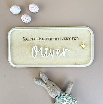 Custom Easter Crate Plaque