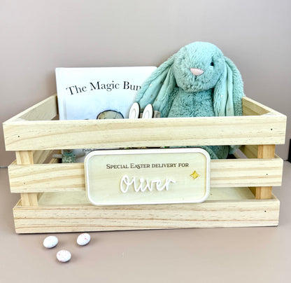 Custom Easter Crate Plaque