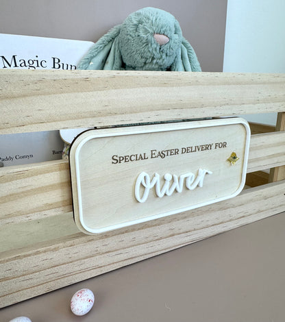 Custom Easter Crate Plaque