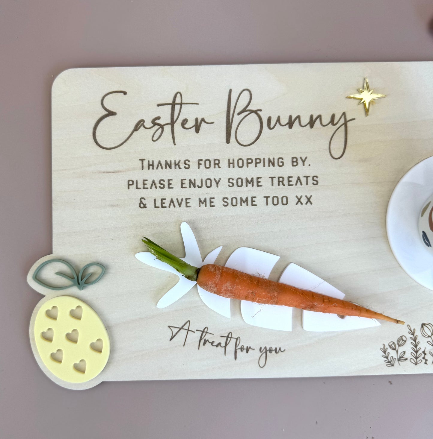 Luxe Easter Bunny Tray