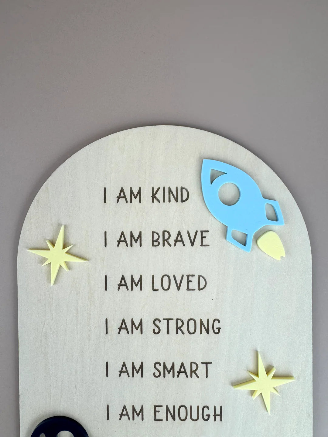 Custom Space Affirmation Sign