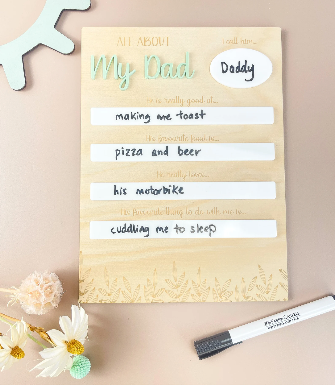 All about my Dad - Father's Day Board