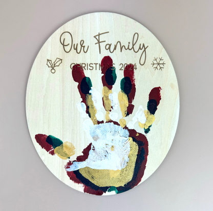 Our Family - Handprints - Christmas 2024