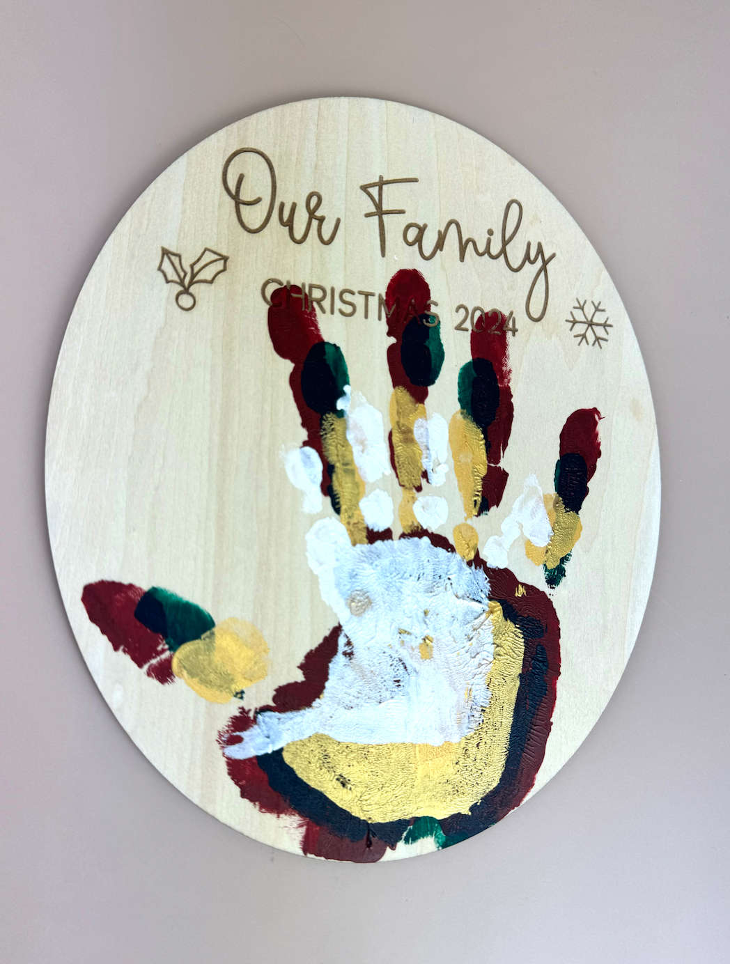 Our Family - Handprints - Christmas 2024