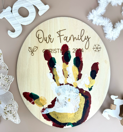 Our Family - Handprints - Christmas 2024